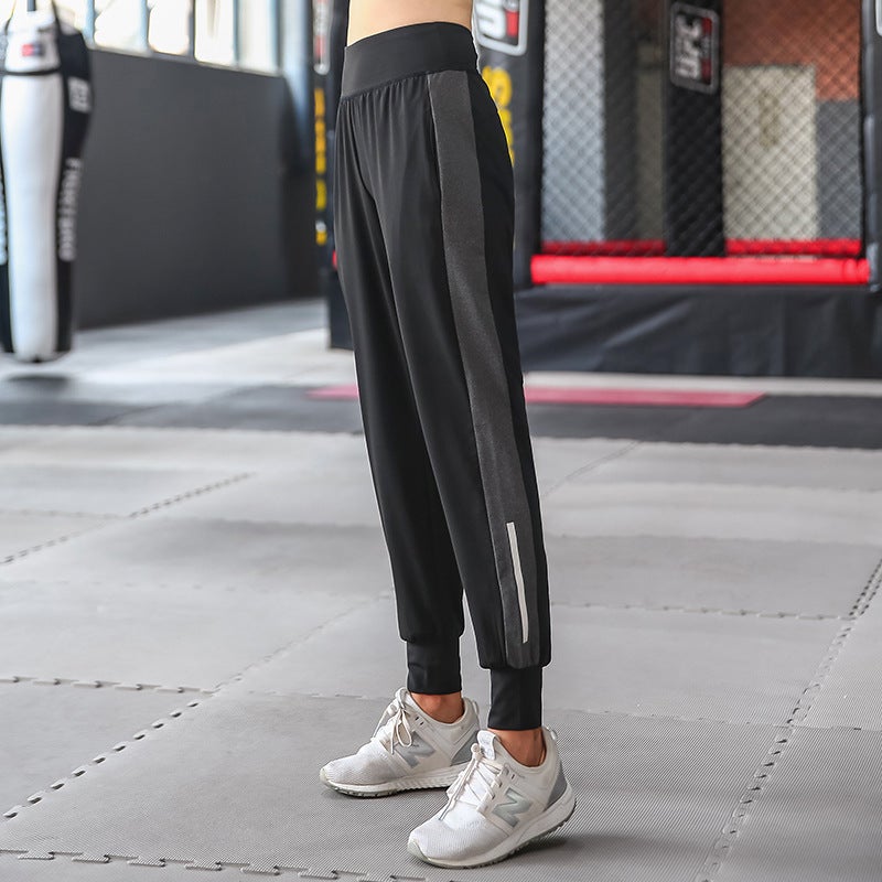 Plus Size Gym Quick-Drying Clothes Chubby Girl Morning Yoga Pants Women'S Loose Sports Suit 200 Jin Summer Running Pants - Image 4